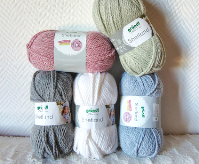 Gründl Shetland lot de 5 pelotes
