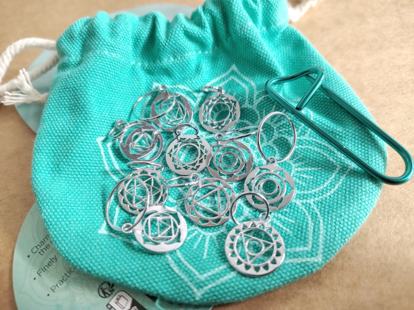 Anneaux marqueurs Knitpro Mindful plaqué argent