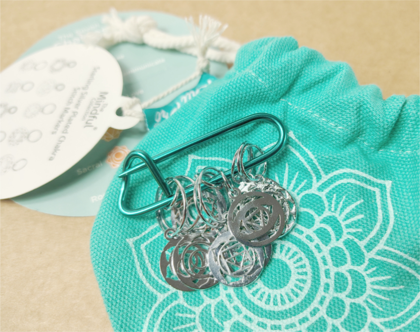 Anneaux marqueurs Knitpro Mindful plaqué argent