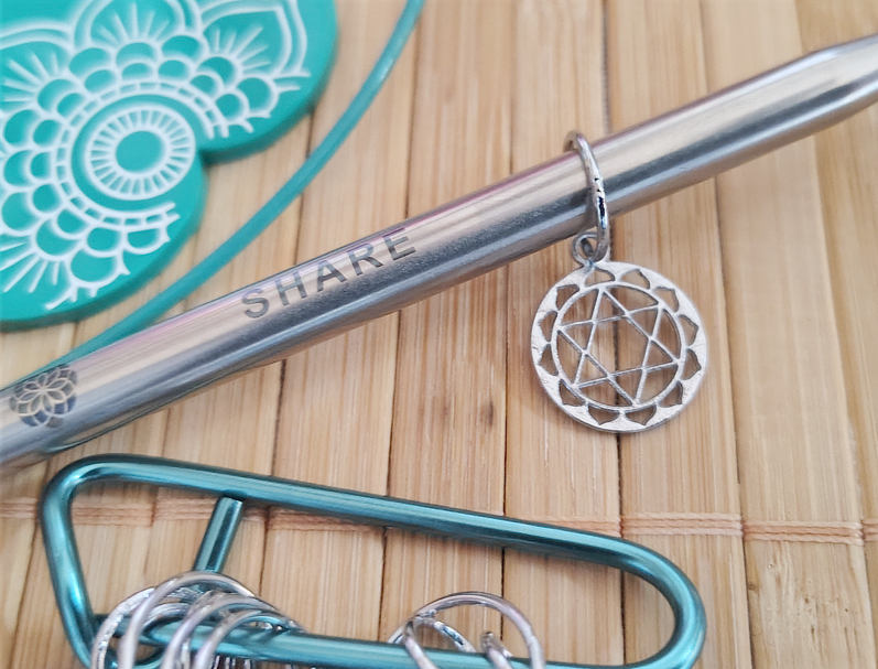 Anneaux marqueurs Knitpro Mindful plaqué argent