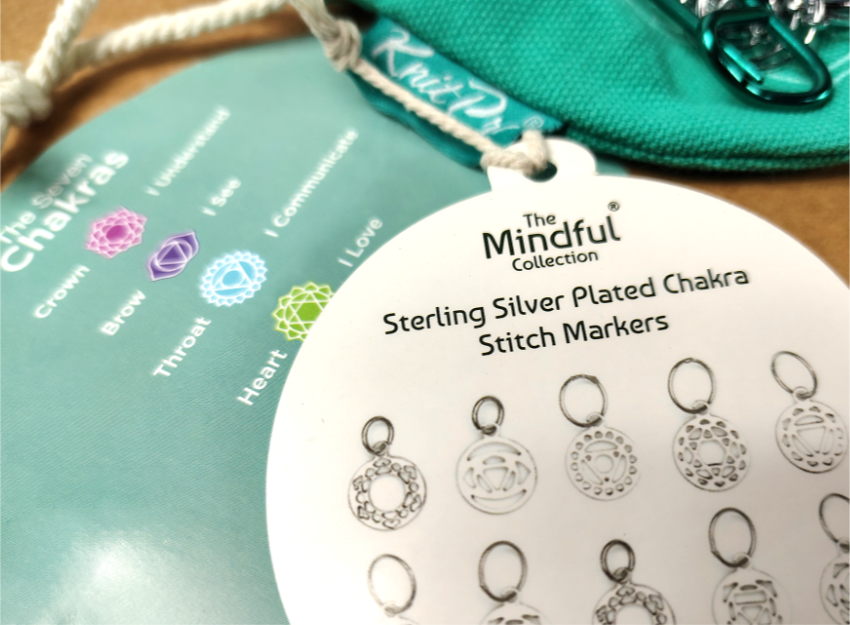 Anneaux marqueurs Knitpro Mindful plaqué argent