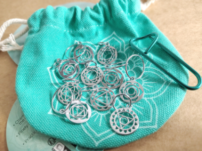 Anneaux marqueurs Knitpro Mindful plaqué argent