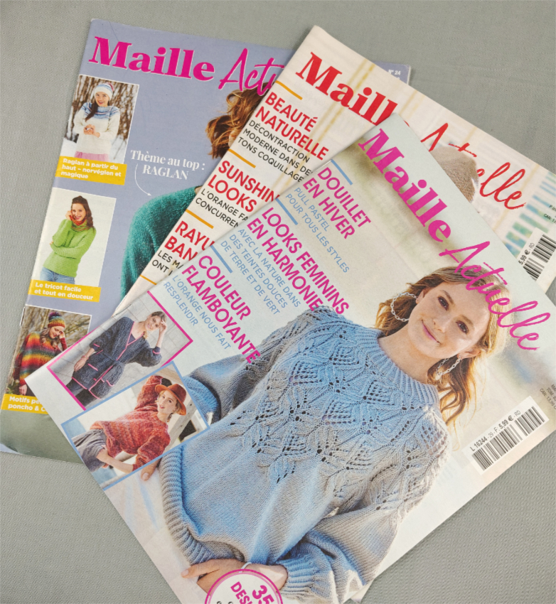 Mailles Actuelles lot de 3 magazines