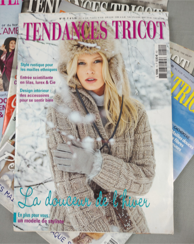 Tendances Tricot lot de 7 numéros