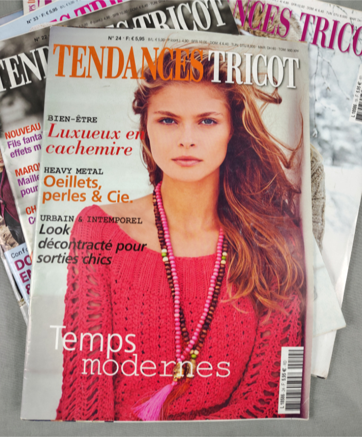 Tendances Tricot lot de 7 numéros