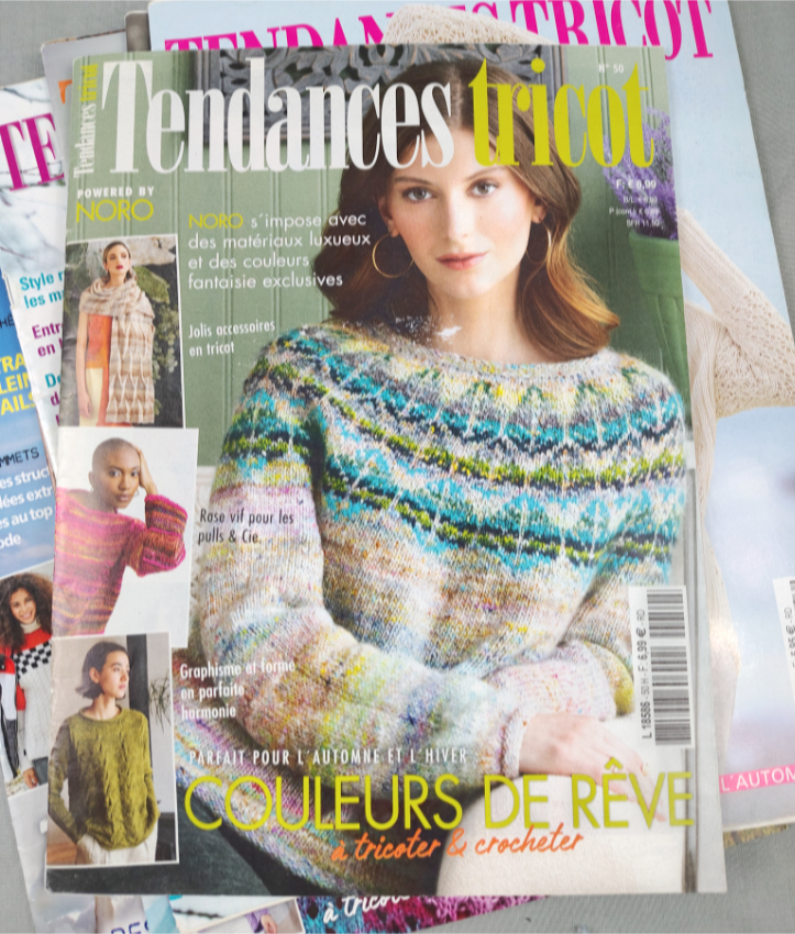 Tendances Tricot lot de 7 numéros