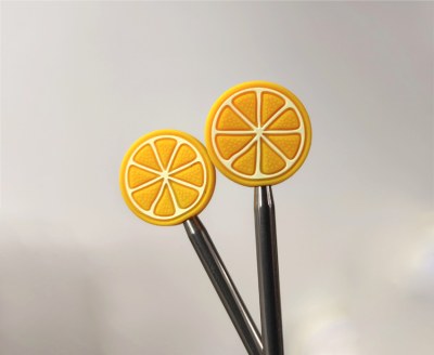 Bouchons oranges