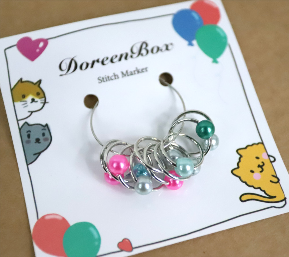 10 anneaux marqueurs perles