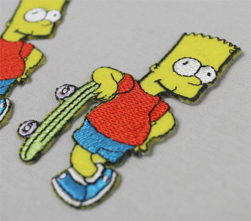 Écusson brodé thermocollant Bart Simpson