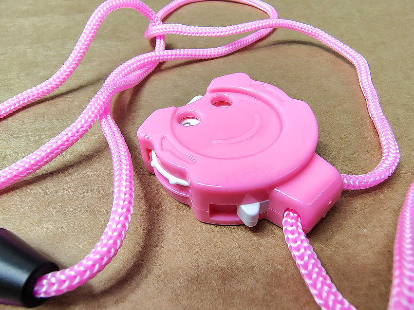 Compte-rangs pendentif rose