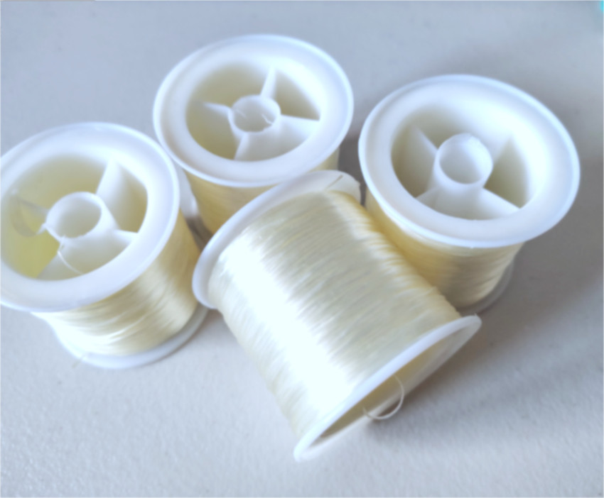 Élastique cristal transparent 100 mètres 1 mm