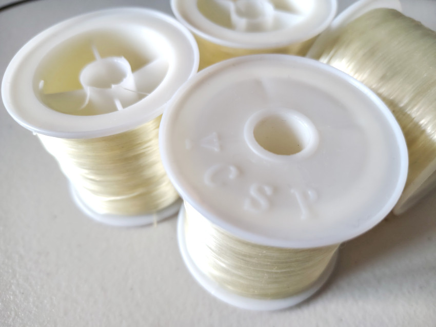 Élastique cristal transparent 100 mètres 1 mm