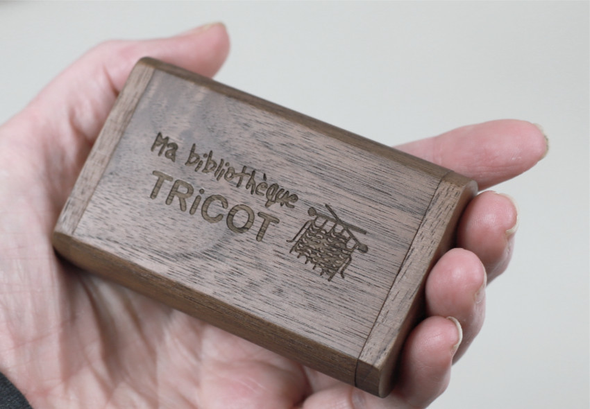 Clé USB 'Ma Bibliothèque Tricot'