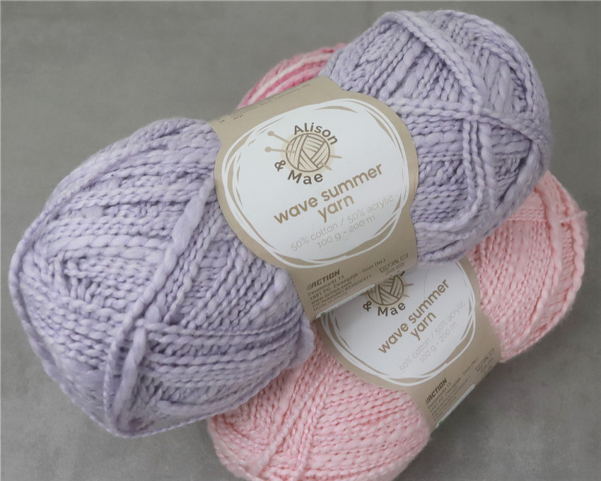Wave Summer Yarn d'Alison & Mae lot de 3 pelotes