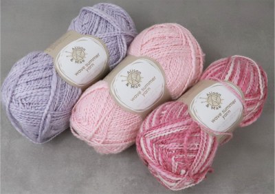 Wave Summer Yarn d'Alison & Mae lot de 3 pelotes