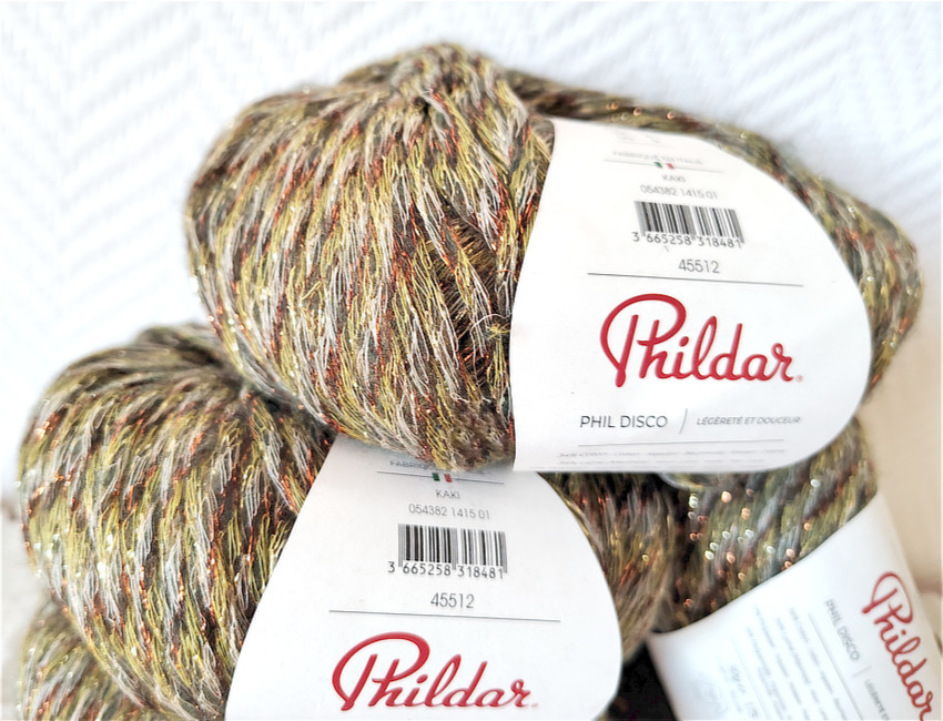 Phil Disco de Phildar lot de 4 pelotes Phildar tricot crochet accessoires