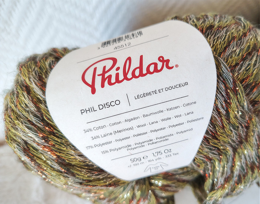 Phil Disco de Phildar lot de 4 pelotes Phildar tricot crochet accessoires