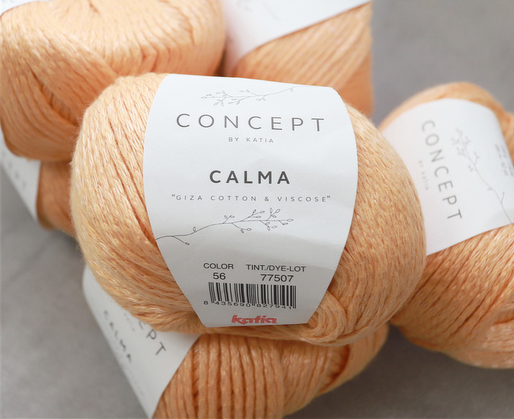 Calma de Katia Concept coton orange Katia tricot crochet accessoires