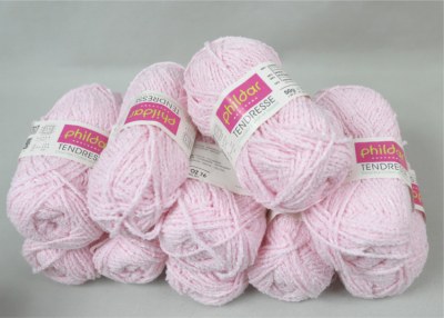 Phil Tendresse rose Phildar lot de 5 ou 10 pelotes