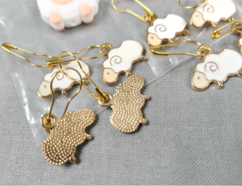 Set moutons marqueurs et bouchons NBeads tricot crochet accessoires