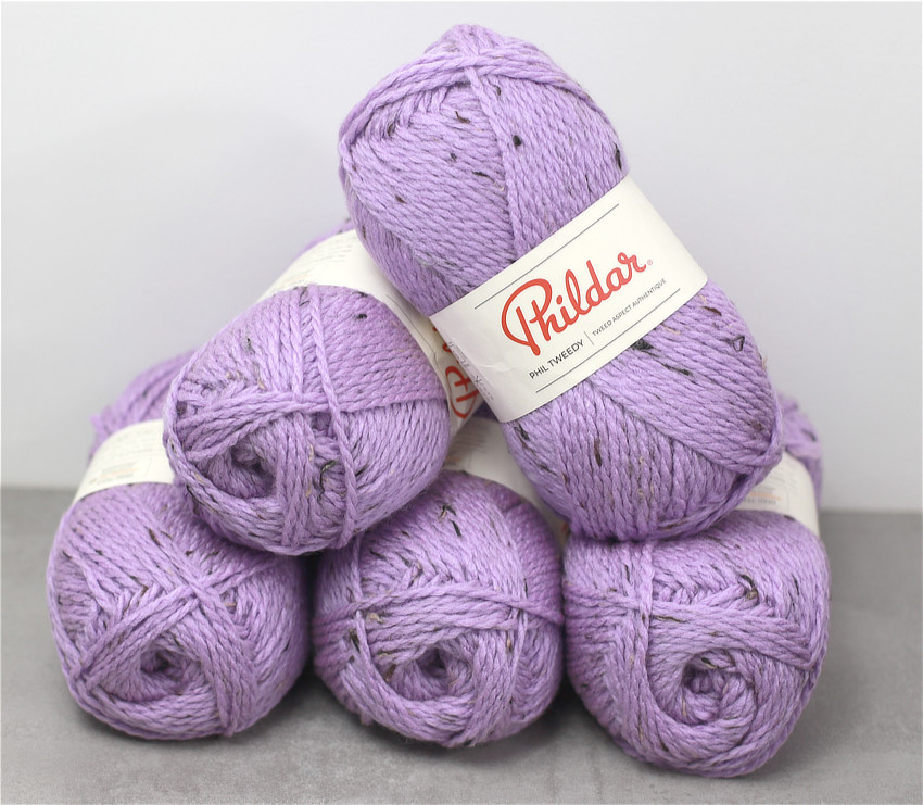 Phil Tweedy Parme Phildar Phildar tricot crochet accessoires