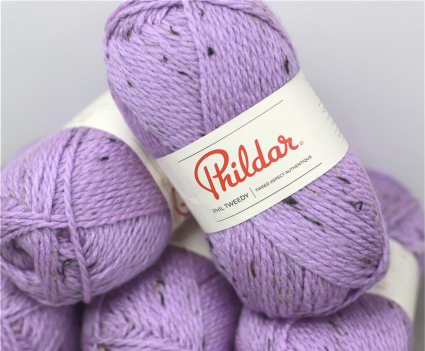 Phil Tweedy Parme Phildar Phildar tricot crochet accessoires